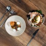 photo culinaire plat vu de dessus