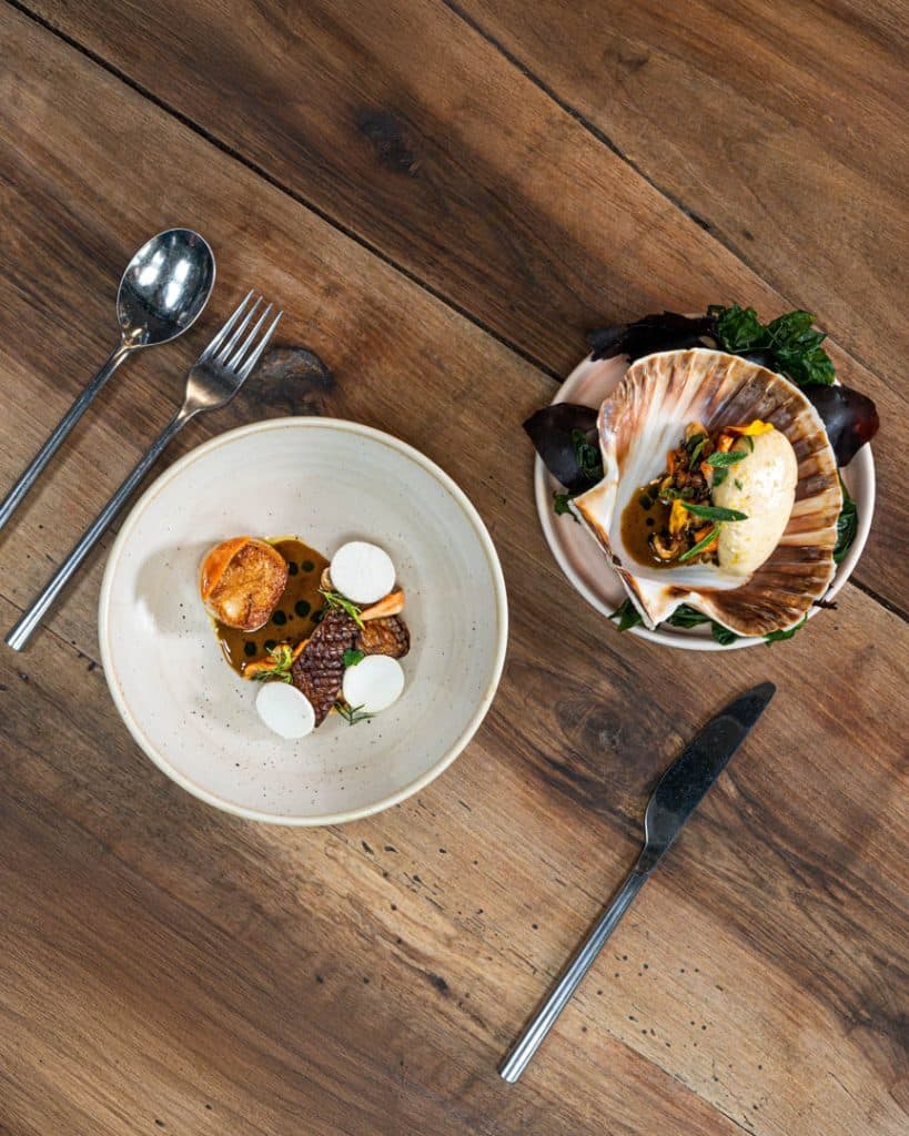 photo culinaire plat vu de dessus