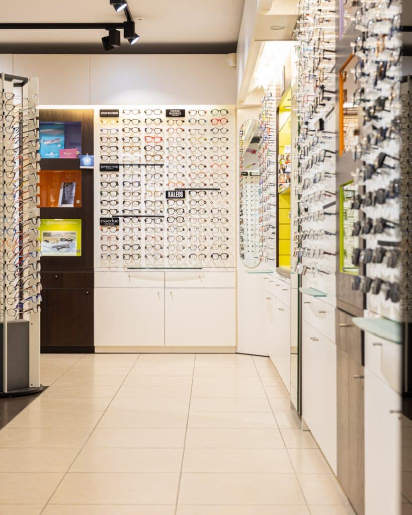 photo d'une boutique de lunette optic2000