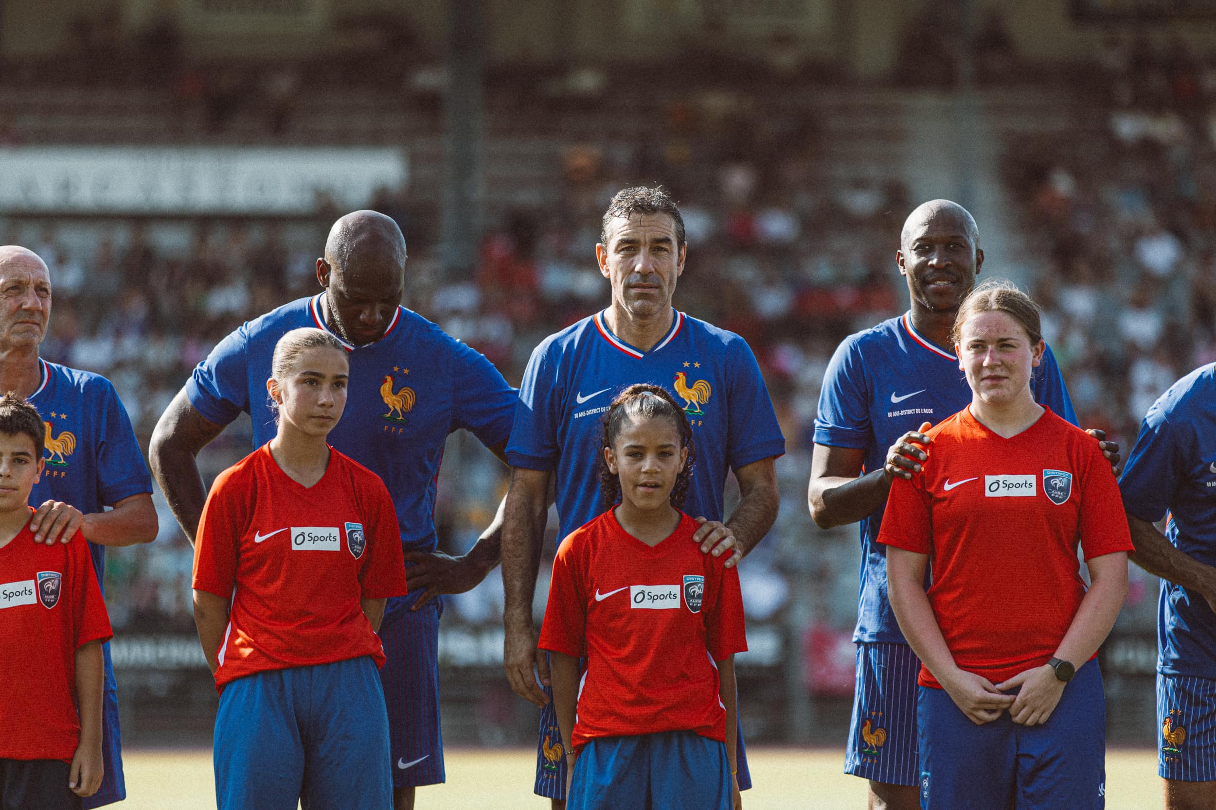 photographie football équipe de France 1998 Carcassonne Qapture Robert Pires
