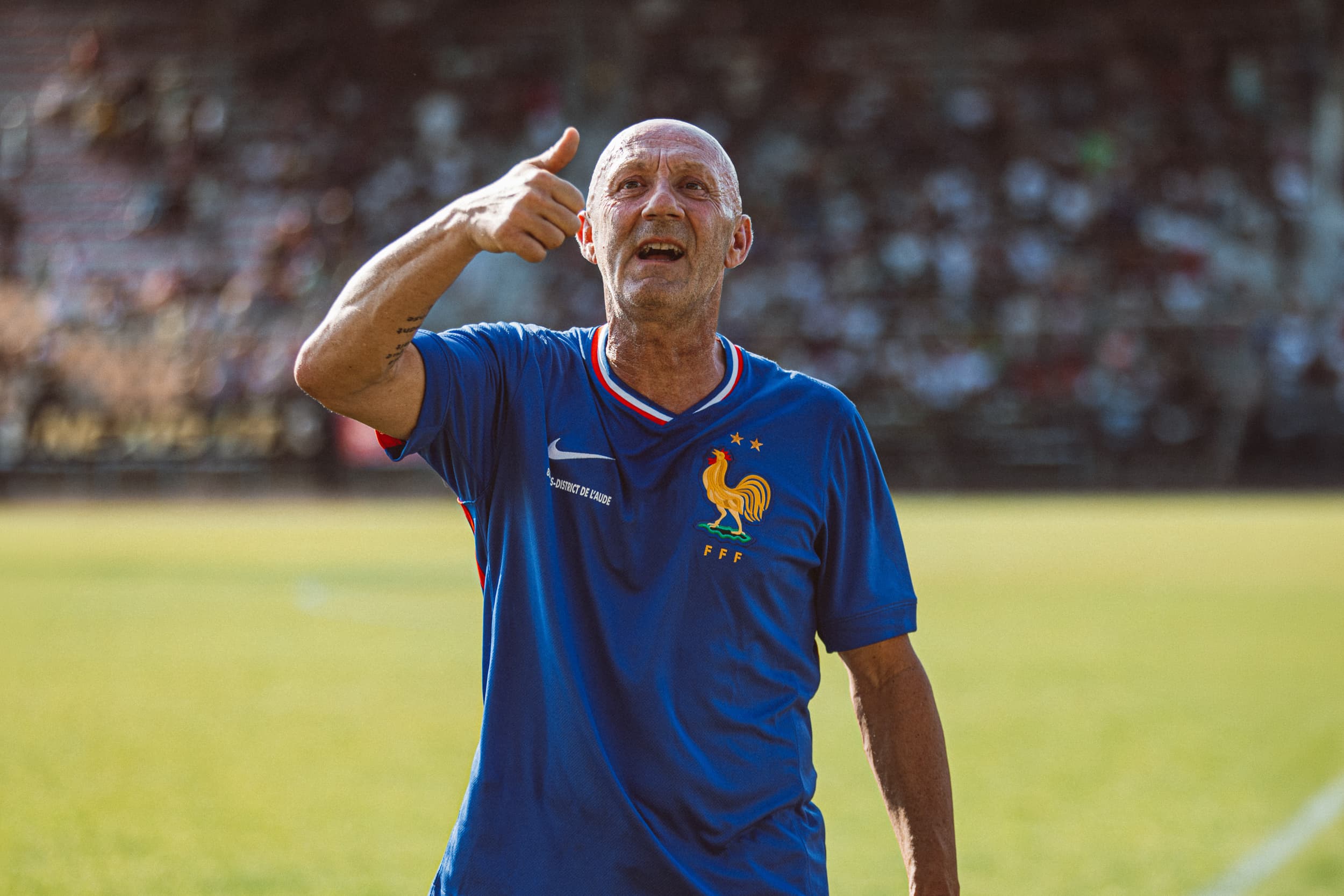 photographie football équipe de France 1998 Carcassonne Qapture Fabien Barthez