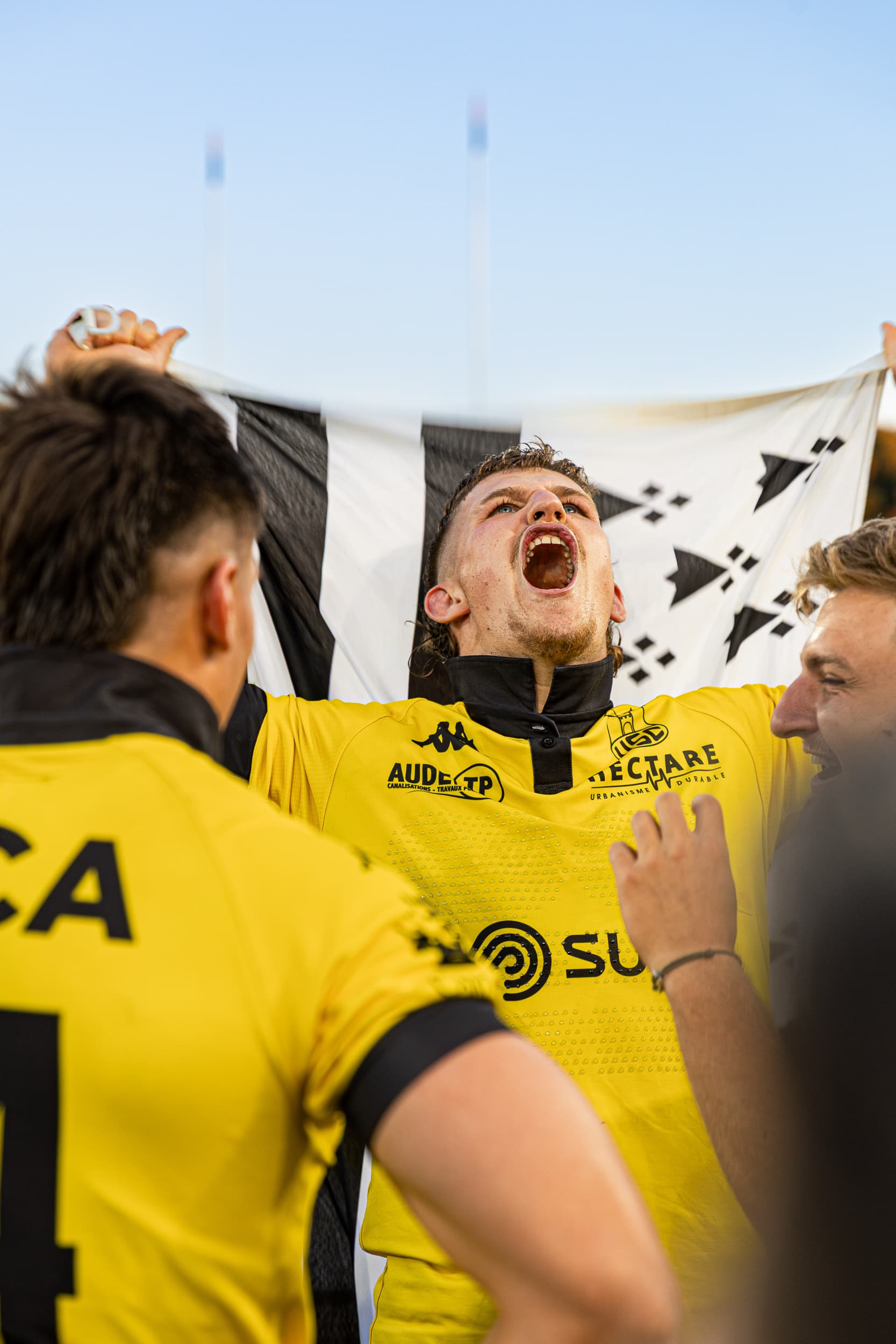photographie rugby US Carcassonne victoire finale ProD2 Qapture Bretagne
