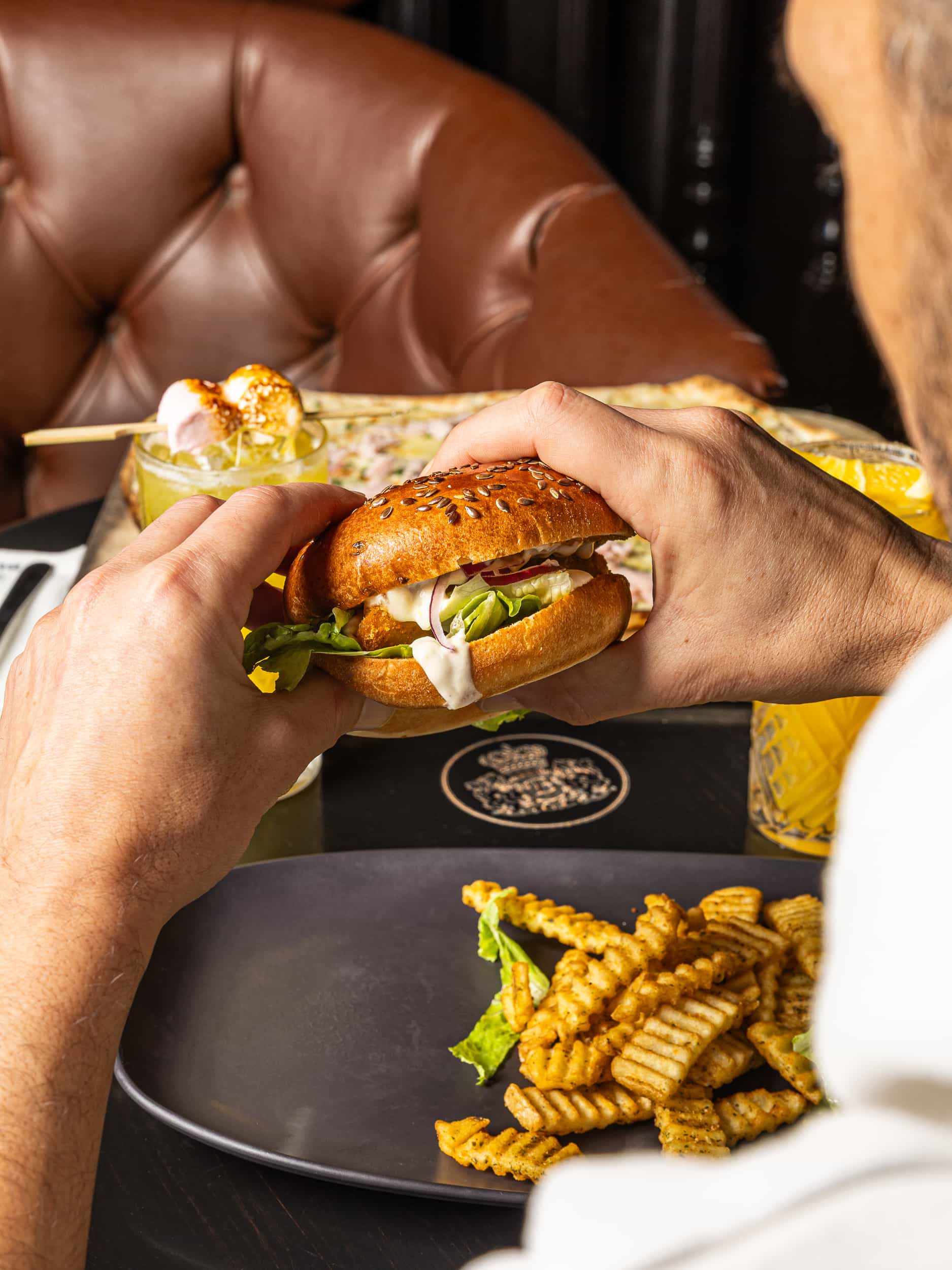 photographie culinaire au bureau Carcassonne restaurant plat Qapture burger
