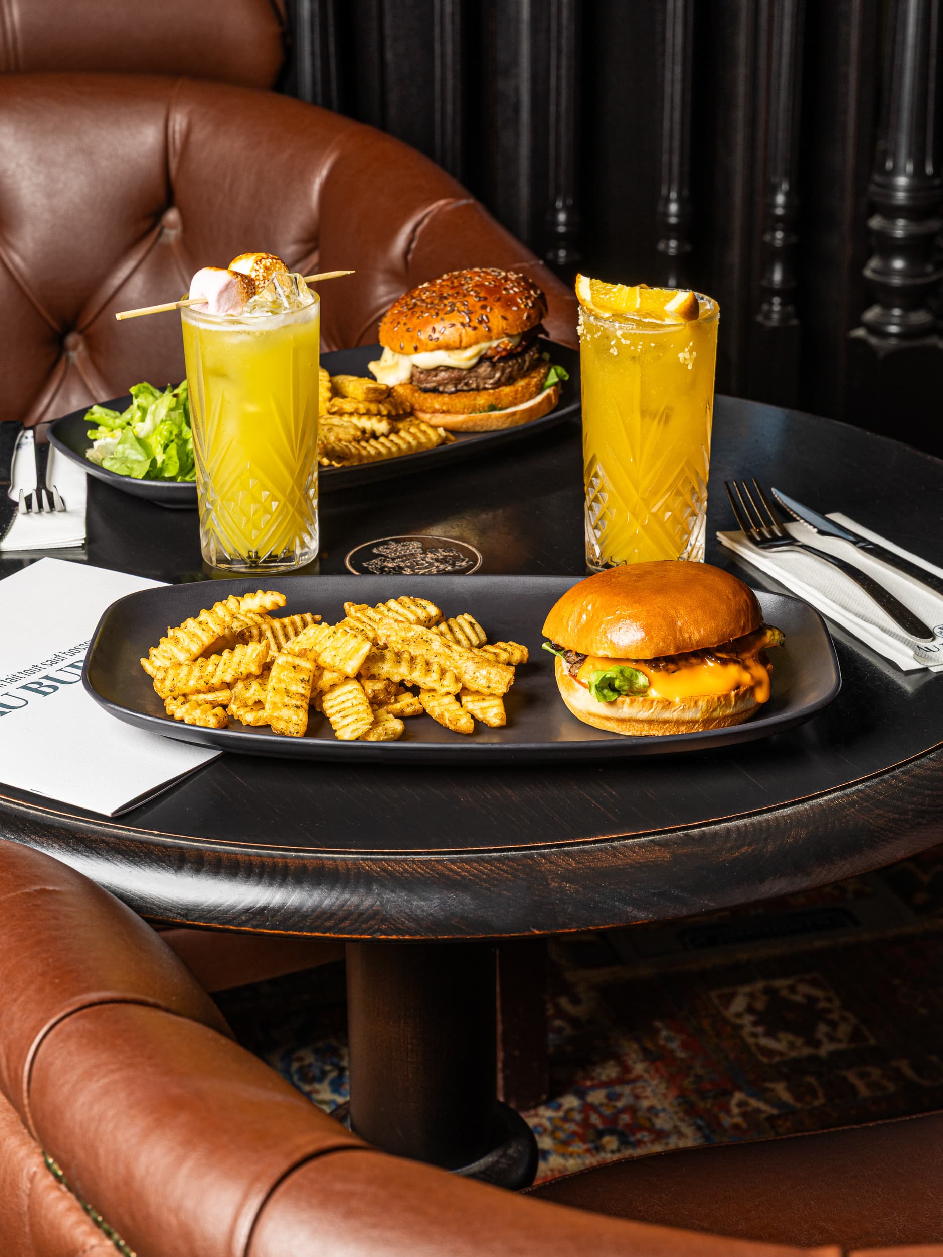 photographie culinaire au bureau Carcassonne restaurant plat Qapture burger frites