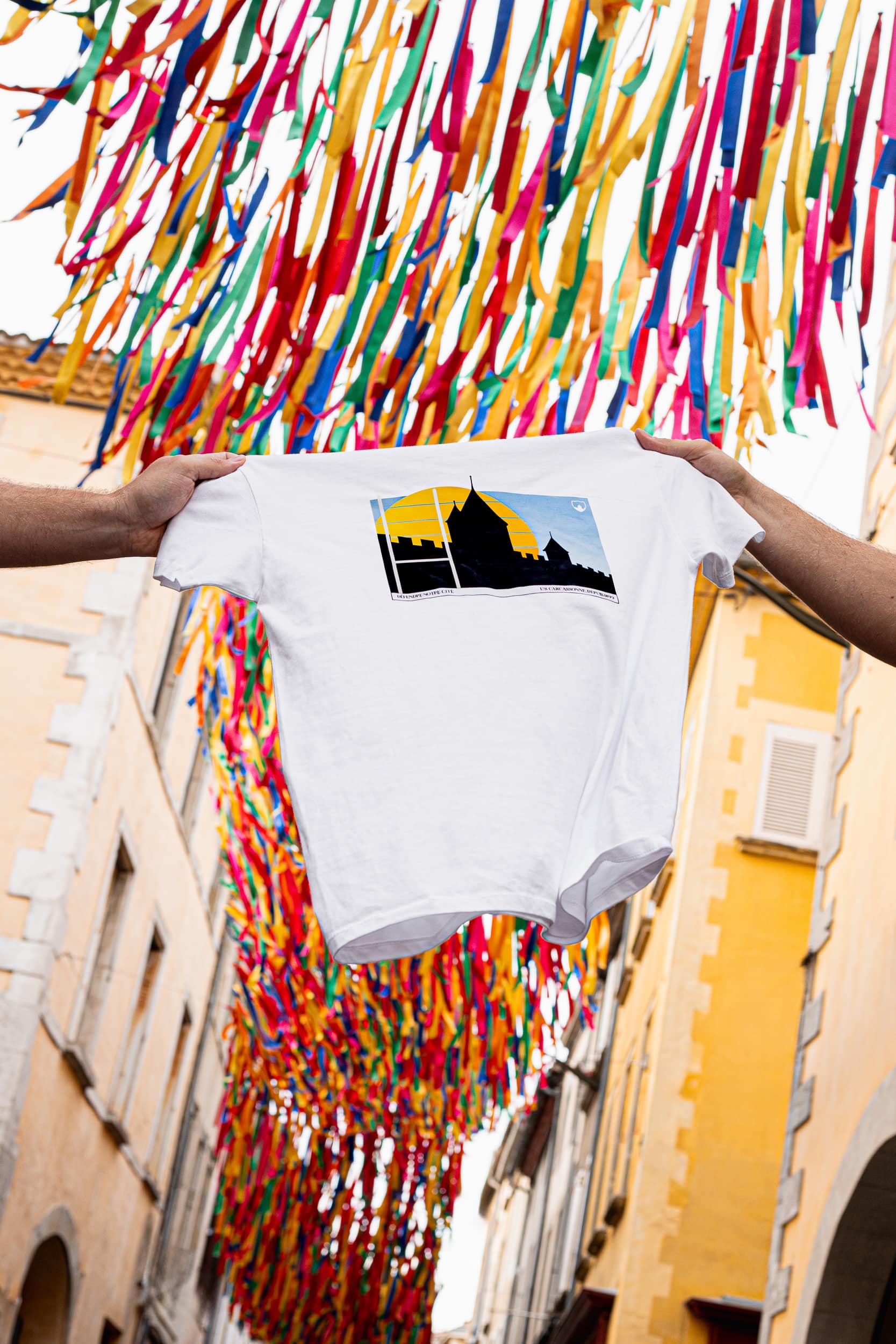 Photographie produit collection textile US Carcassonne Qapture lifestyle