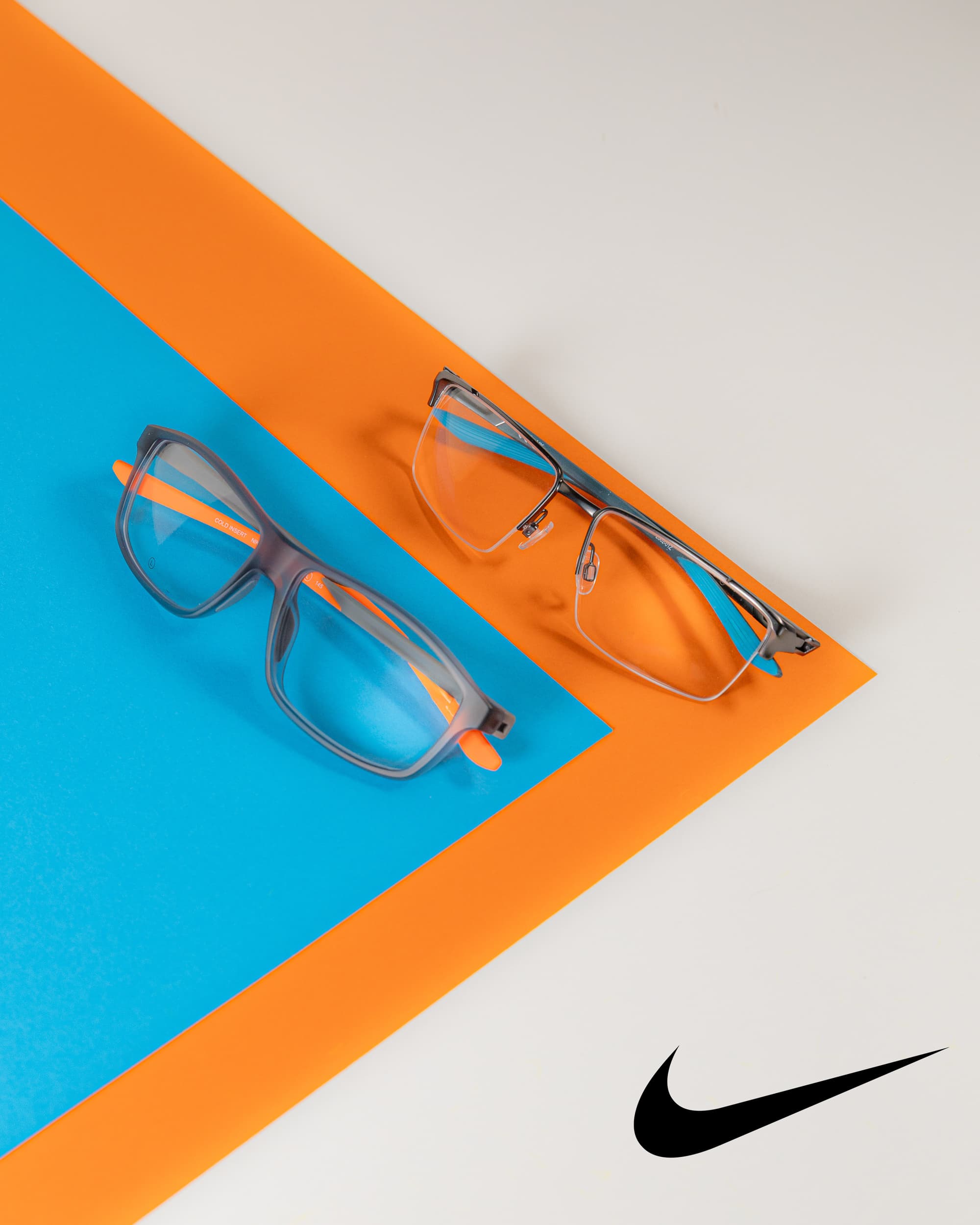 photographie de produit mise en scène lunettes de vue optic2000 Carcassonne Qapture Nike